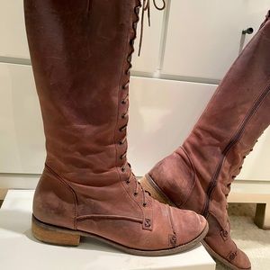 Charles David Leather Riding Boots